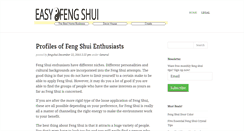 Desktop Screenshot of easy-feng-shui.com